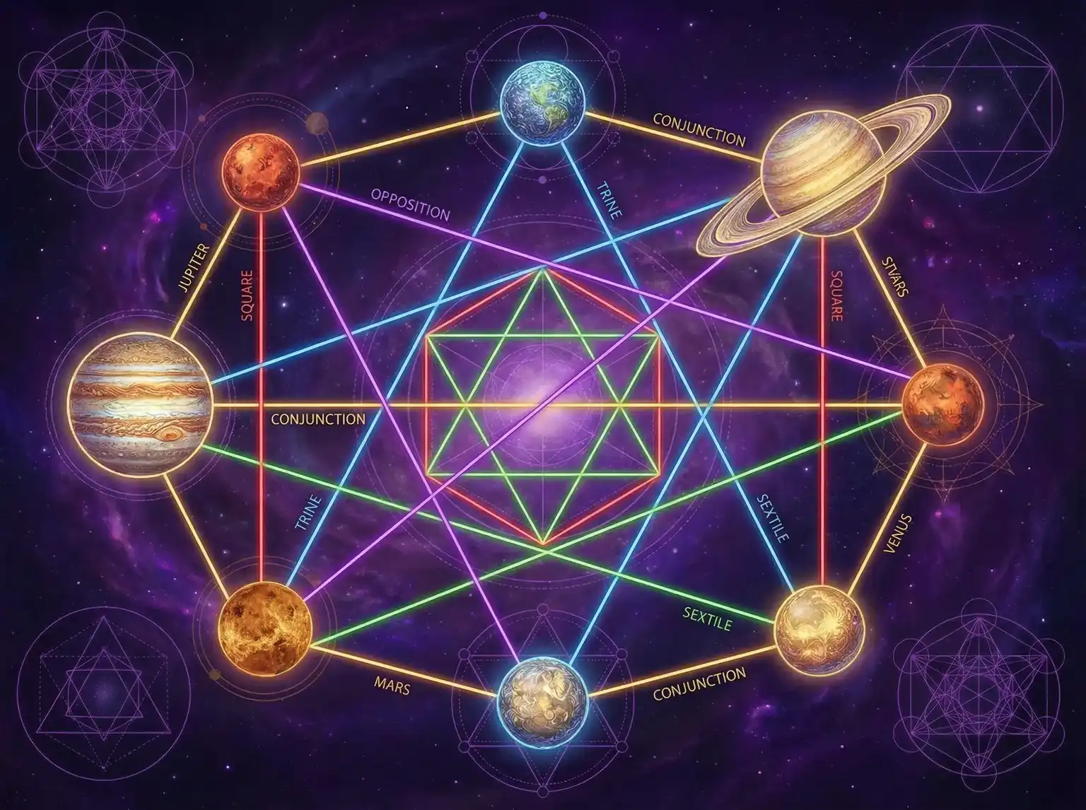 行星相位解读 - 与鸭共舞下载 | 占星学进阶